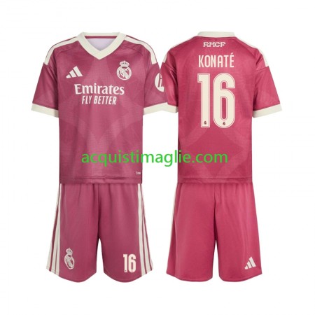 Divisa di Calcio Real Madrid Ibrahima Konate 16 Bambino Terza 2026/2027